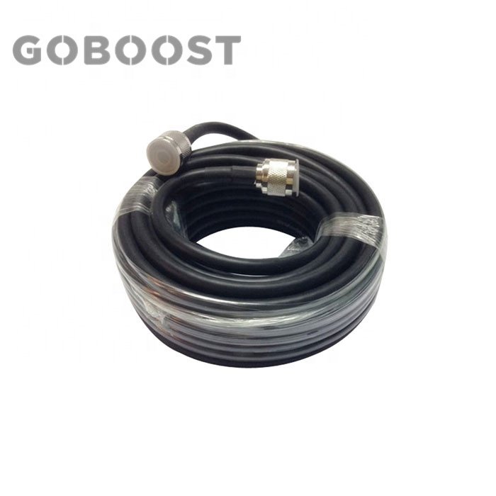 Goboost 1/5/10/12/15/20/30/50 meters communication cables with 2 N-female connectors 5D jumper cable for 3G 4G 5G mobile booster